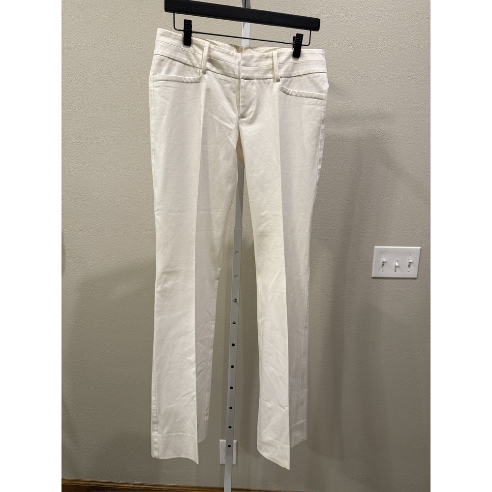 Lilly Pulitzer 26666 Jet Set White Trouser Pants Size 8